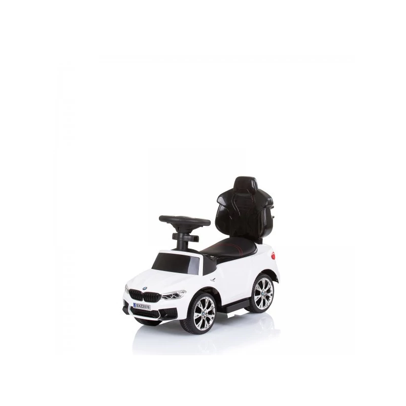 Chipolino BMW bébitaxi tolókarral - white