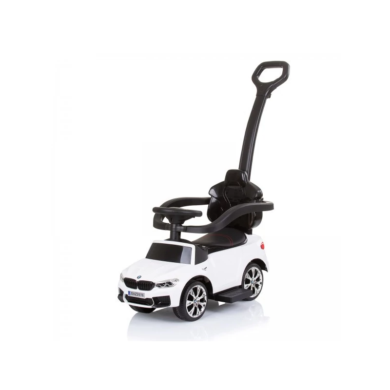 Chipolino BMW bébitaxi tolókarral - white