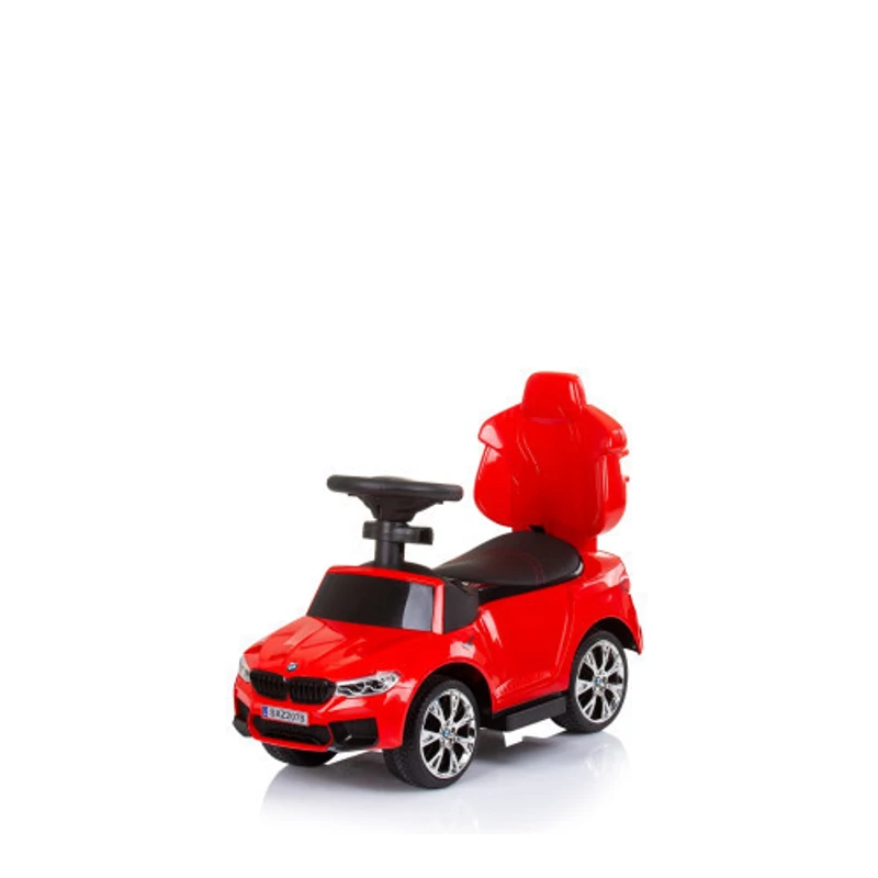 Chipolino BMW bébitaxi tolókarral - red