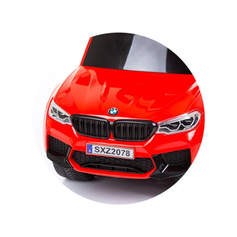 Chipolino BMW bébitaxi tolókarral - red