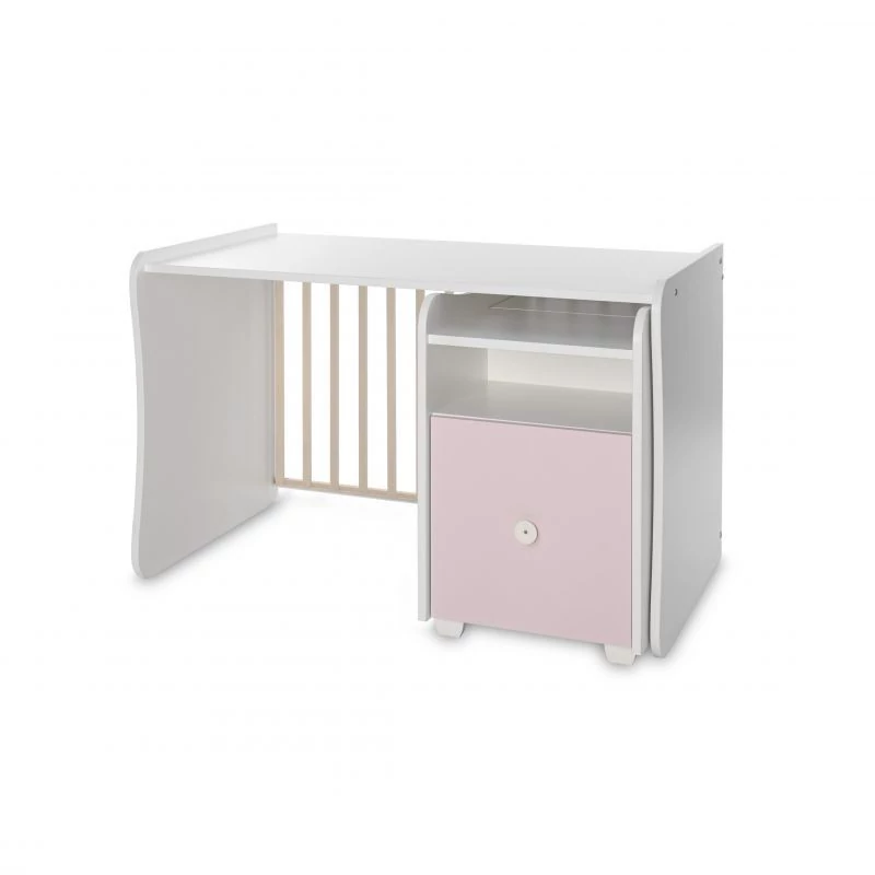 Lorelli Trend PLUS kombi ágy 70x165 - White Orchid Pink
