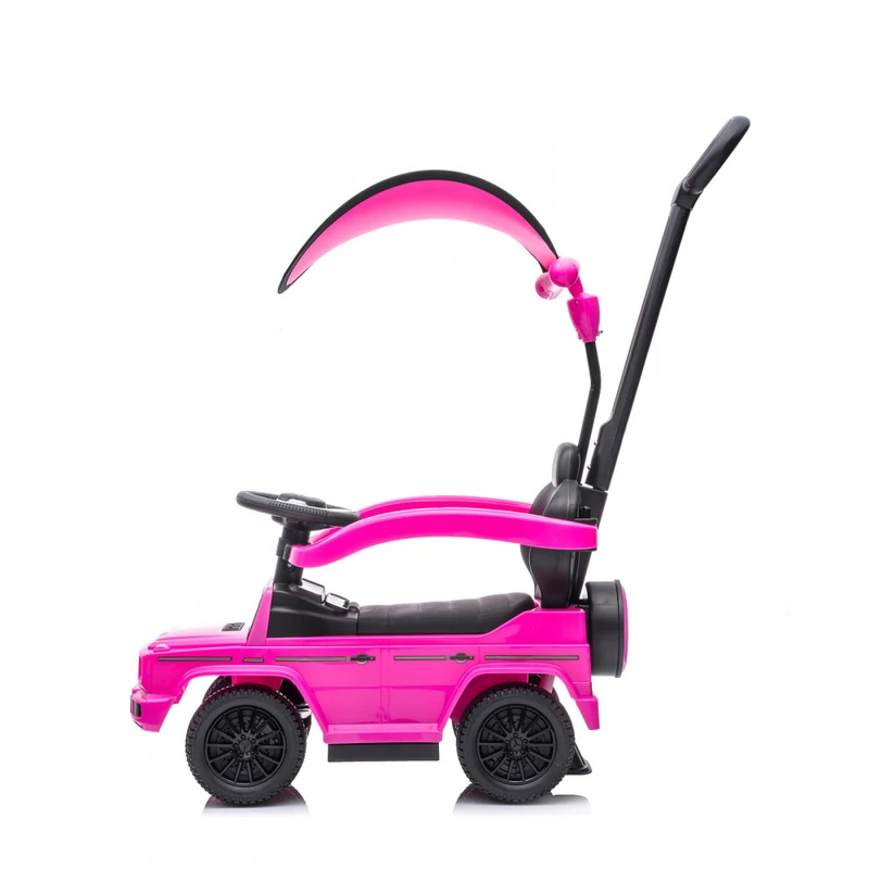 Chipolino Mercedes Benz G350 bébitaxi tolókarral - pink