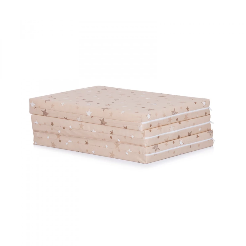 Chipolino összehajtható matrac 60x120 - humus/beige stars