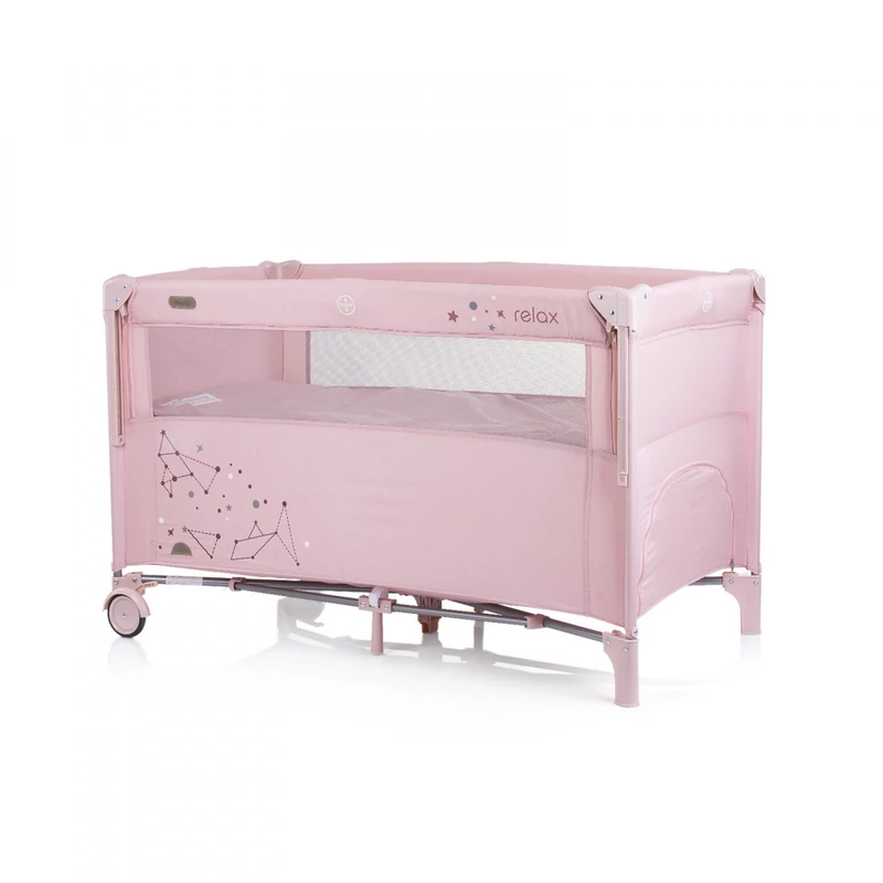 Chipolino Relax multifunkciós utazóágy - Rose Linen