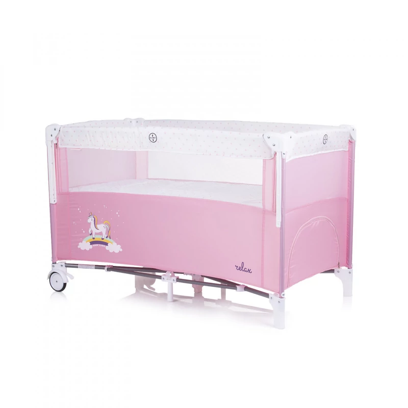 Chipolino Relax multifunkciós utazóágy - Rose Water