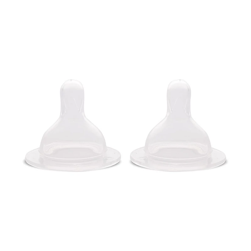 Baby Care szilikon cumisüveg cumi L - 2db