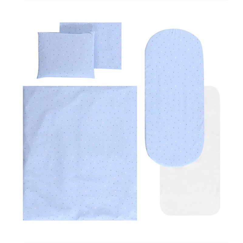 Lorelli 5 részes téli ágynemű garnitúra babakocsiba - Blue Sky