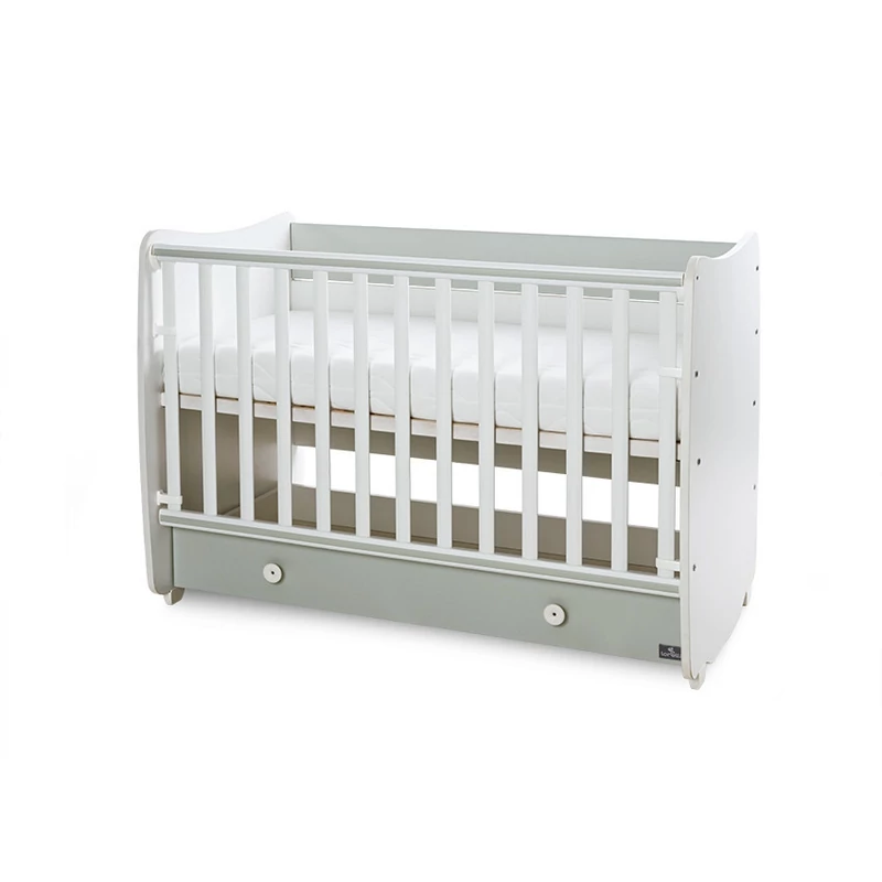 Lorelli Dream kiságy 60x120 - White Milky Green