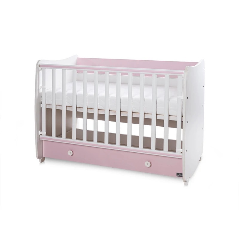 Lorelli Dream kiságy 60x120 - White Orchid Pink
