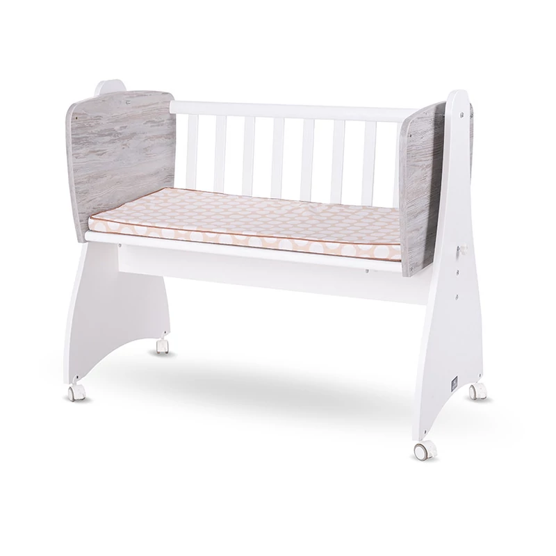 Lorelli First Dreams ringatható bölcső 105x55 - White / Artwood