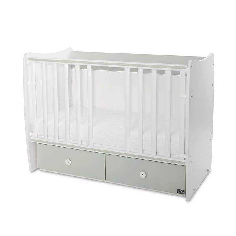Lorelli Matrix kiságy 60x120 - Milky Green