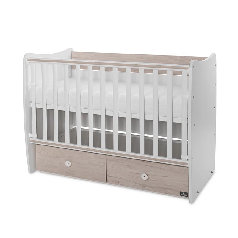 Lorelli Matrix kiságy 60x120 Light Light Oak 2Box