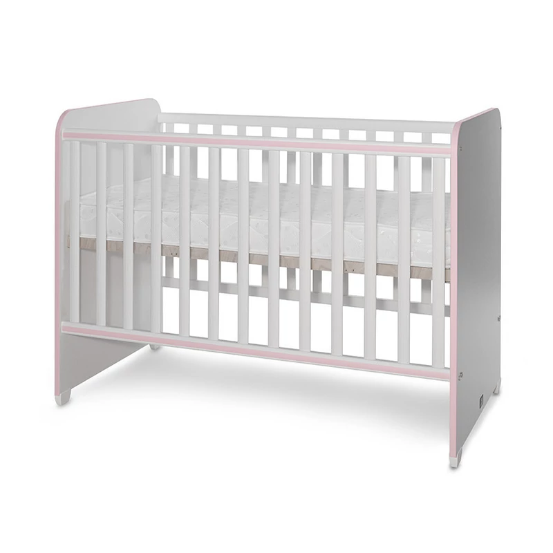 Lorelli Sweet Dream kiságy 60x120 - White Orchid Orchid Pink