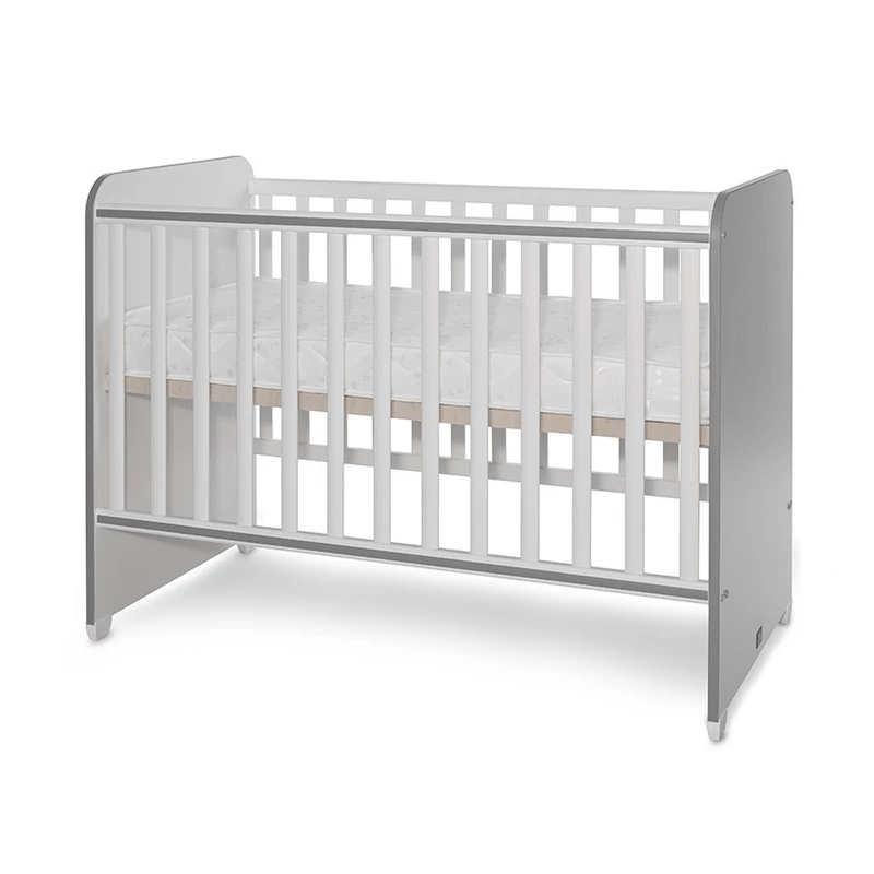Lorelli Sweet Dream kiságy 60x120 - White Stone Stone Grey
