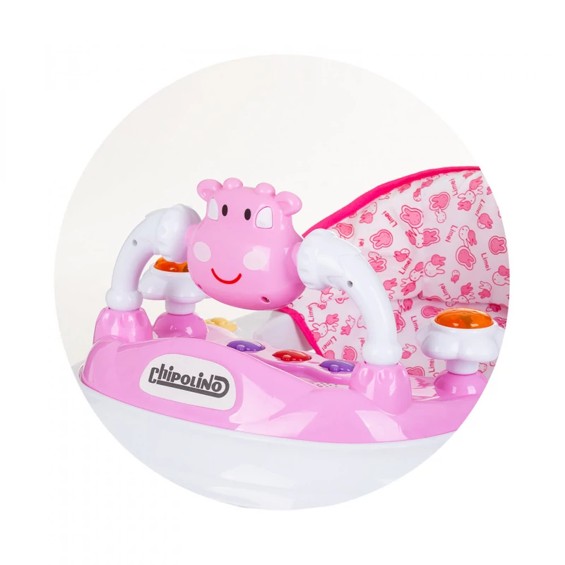 Chipolino Little Cow bébikomp - pink