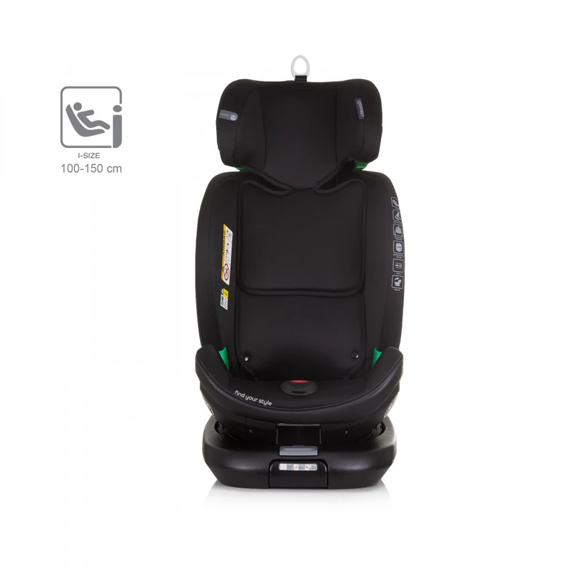Chipolino Maximus autósülés I-Size 40-150cm -obsidian