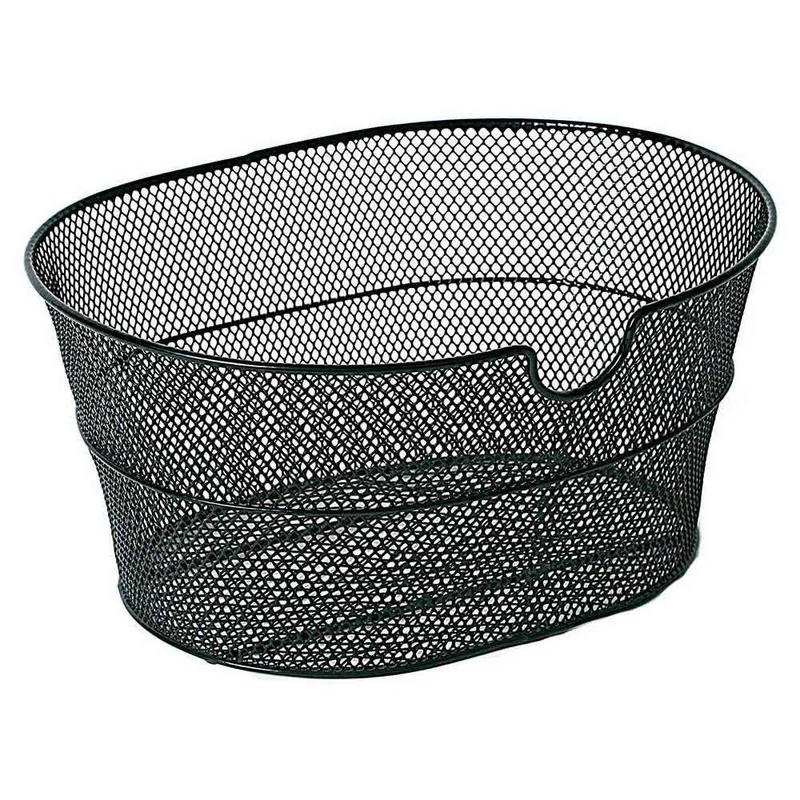 Bellelli Ovális fém bicikli kosár - fekete