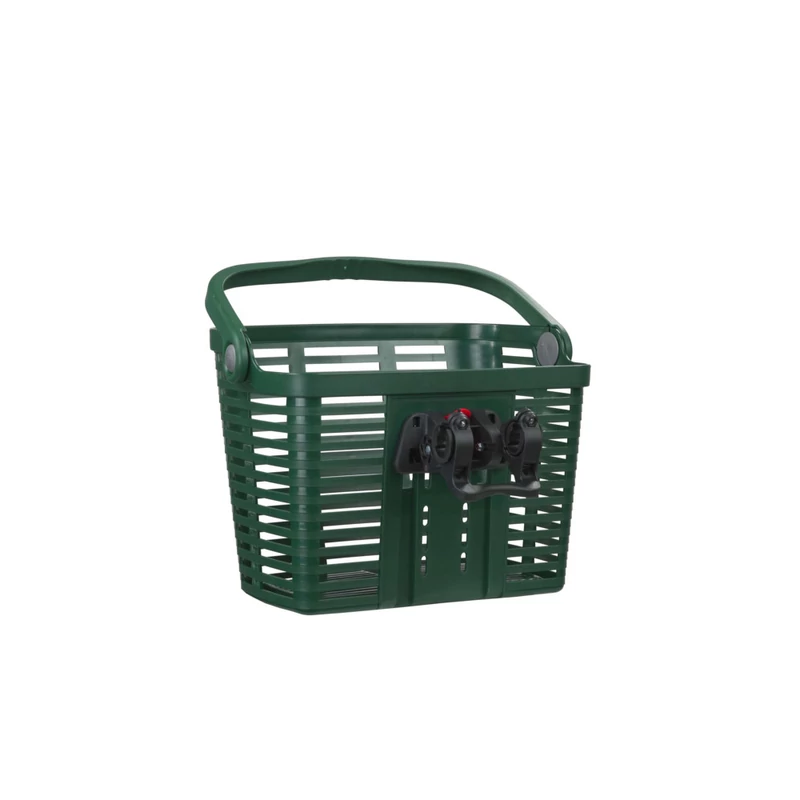 Bellelli Plaza XL műanyag bicikli kosár - forest green