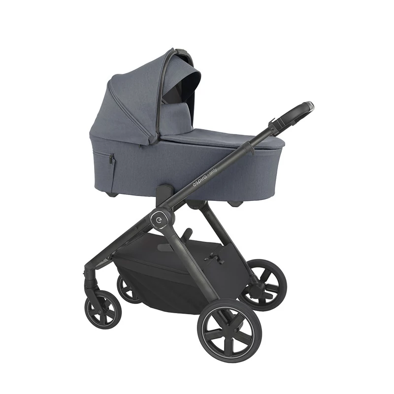 Espiro Only Gel multifunkciós babakocsi fekete vázzal - 307 Graphite anthracite