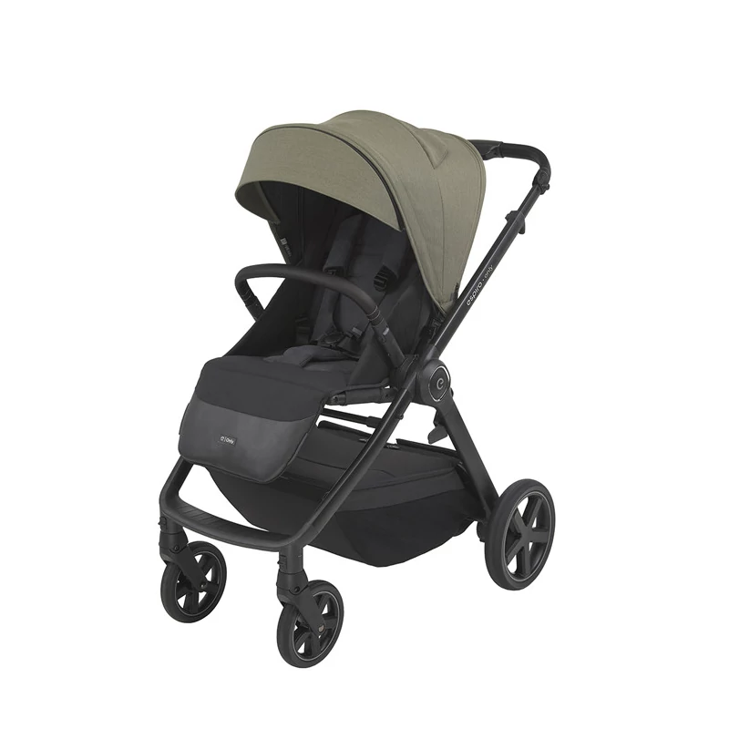 Espiro Only Gel multifunkciós babakocsi fekete vázzal - 304 Stylish Khaki