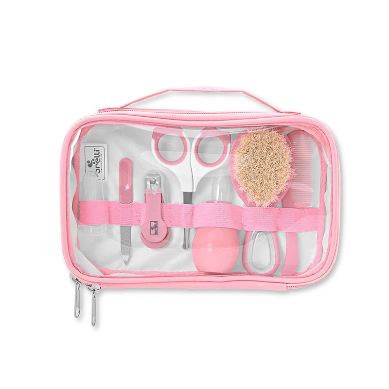 Baby Care manikűr szett átlátszó tartóban - blush pink