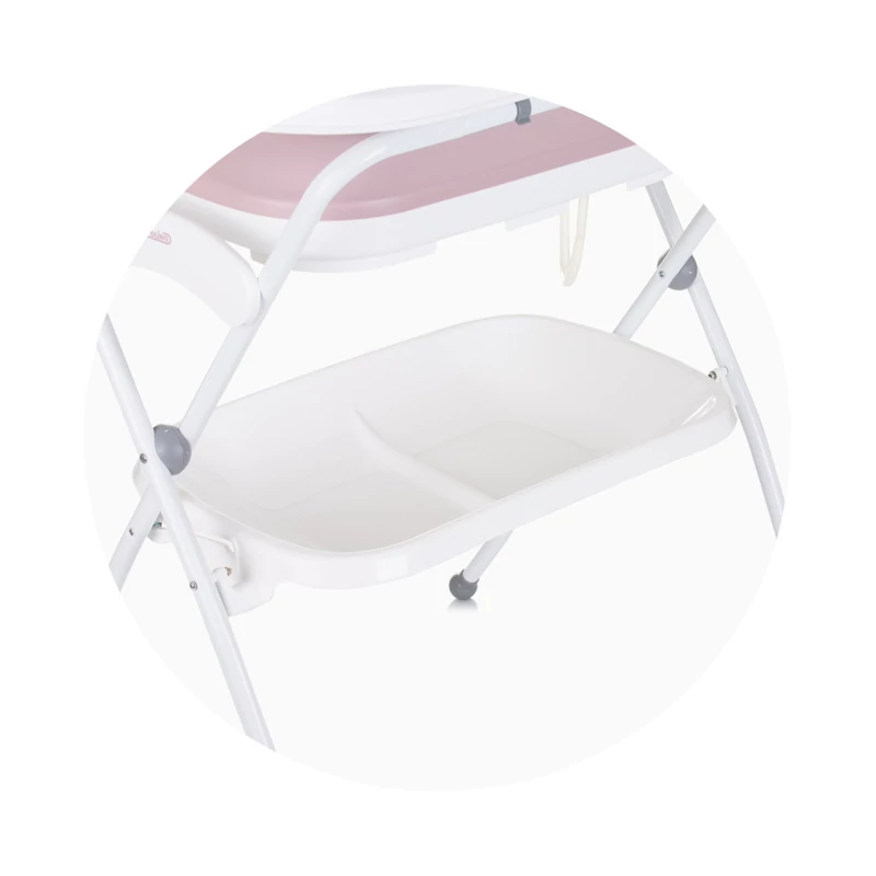 Chipolino Fiore Fürdetőállvány pelenkázólappal - Pink