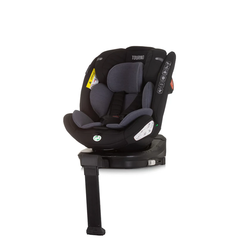 Chipolino Tourino 360 I-Size autósülés 40-150 cm - Obsidian