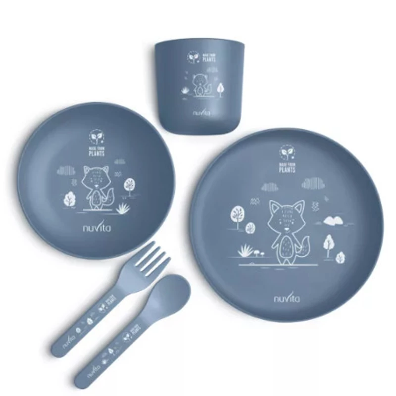 Nuvita étkészlet 5 részes - Powder Blue - 8465
