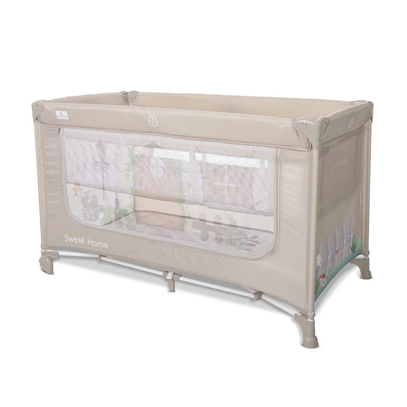 Lorelli Sweet Home 2 multifunkciós utazóágy tetővel -Beige