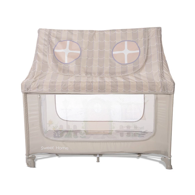 Lorelli Sweet Home 2 multifunkciós utazóágy tetővel -Beige
