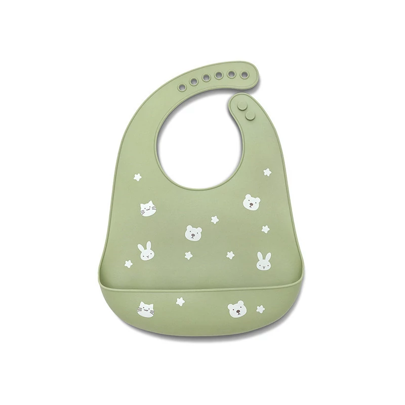 Lorelli szilikon előke - fresh green