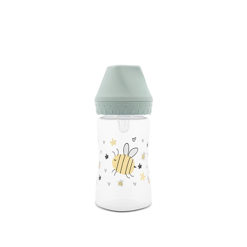 My Friend széles nyakú cumisüveg 250ml - Iceberg Green