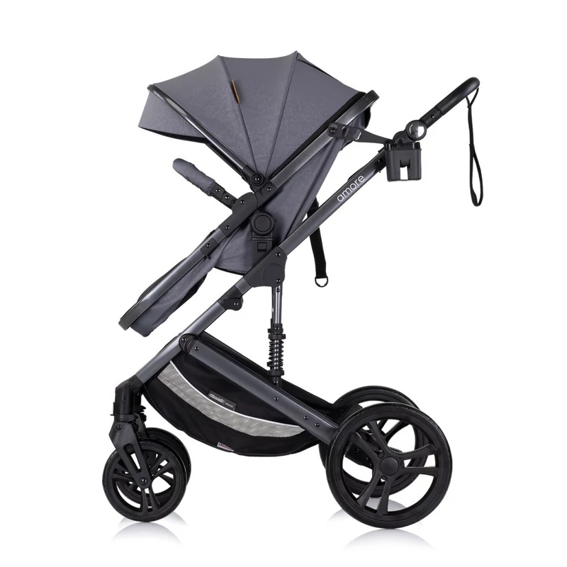 Chipolino Amore babakocsi mózessé alakítható sportrésszel - Cloud grey