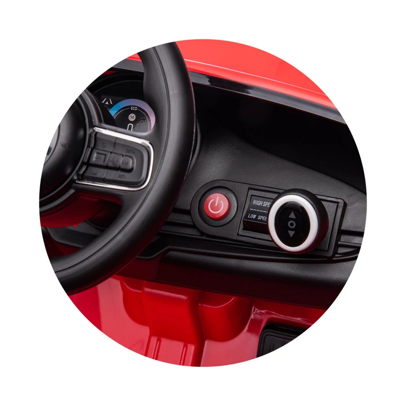 Chipolino Fiat 500 elektromos autó - red