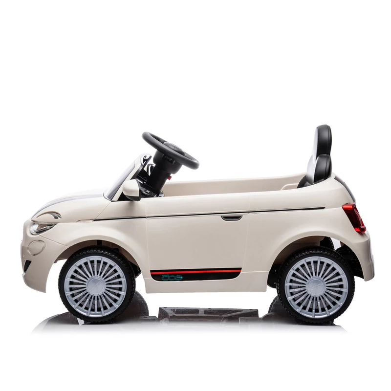 Chipolino Fiat 500 elektromos autó - white