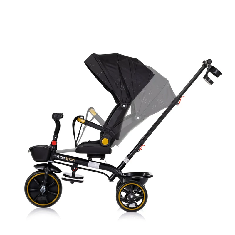 Chipolino Max Sport tricikli kupolával - Blackberry