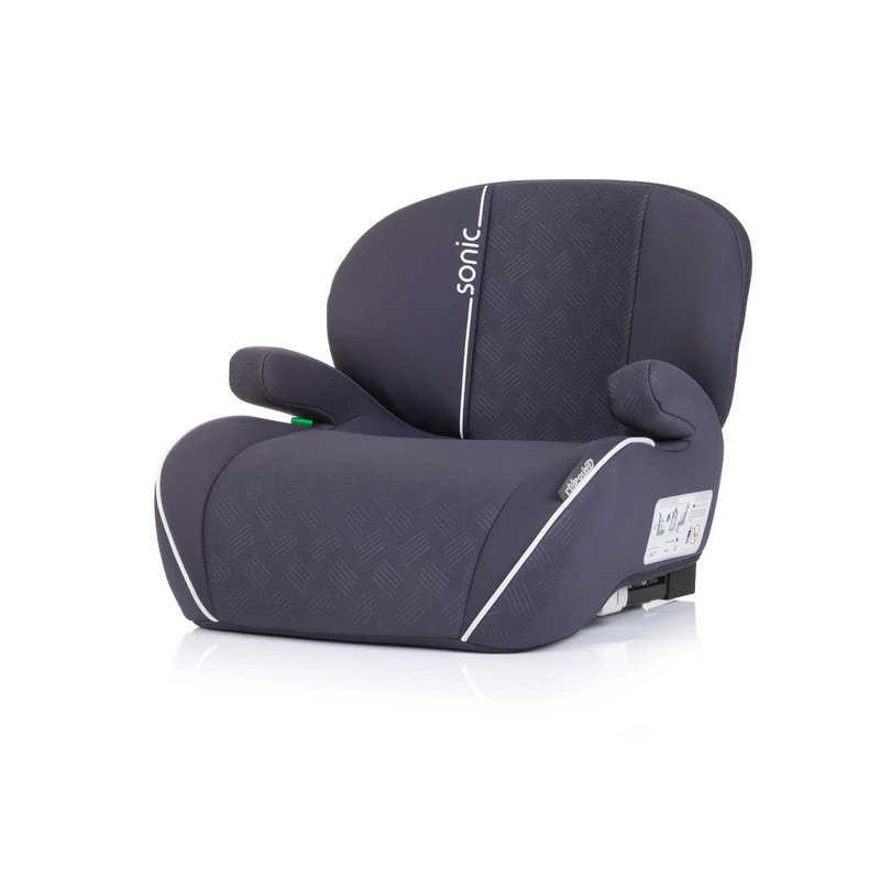 Chipolino Sonic autós ülésmagasító 125-150 cm Isofix - Anthracite