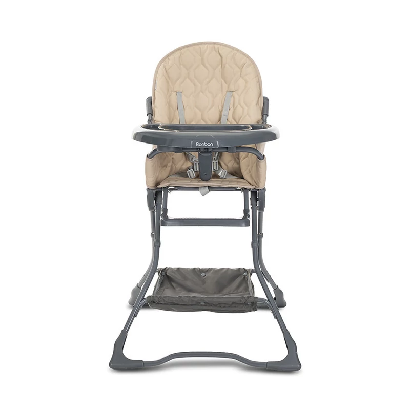 Lorelli Bonbon fix etetőszék - Beige Leather