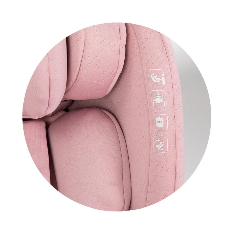 Chipolino Aviato autósülés I-Size 40-150cm - Pink Marshmallow
