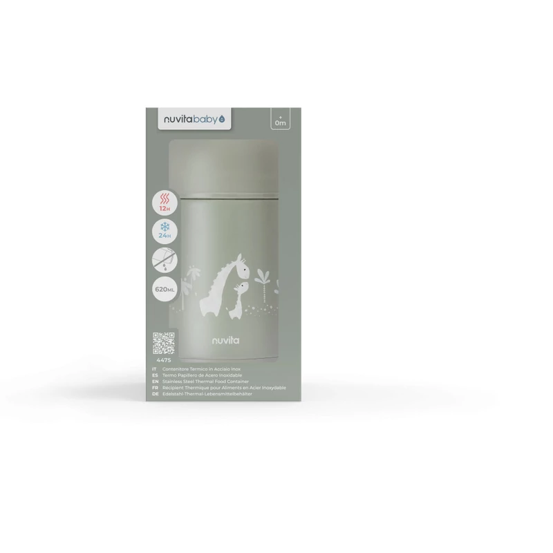 Nuvita termosz 620ml - sage green 4475