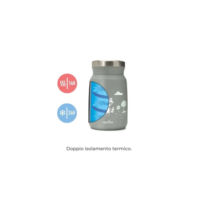 Nuvita ételtároló termosz 500ml - Green 4472