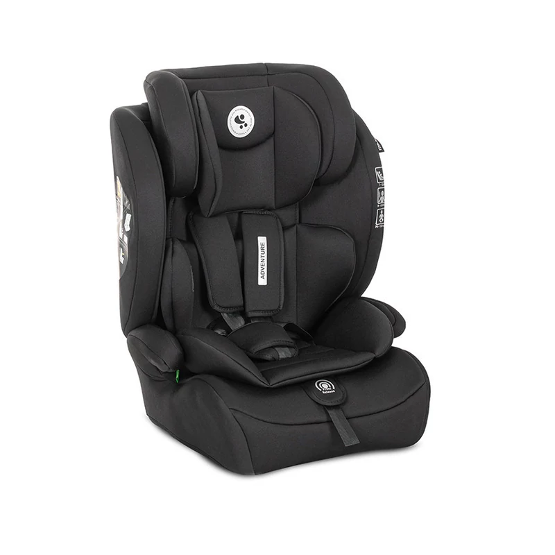 Lorelli Adventure autósülés i-Size 76-150cm - Black (doboz nélküli)