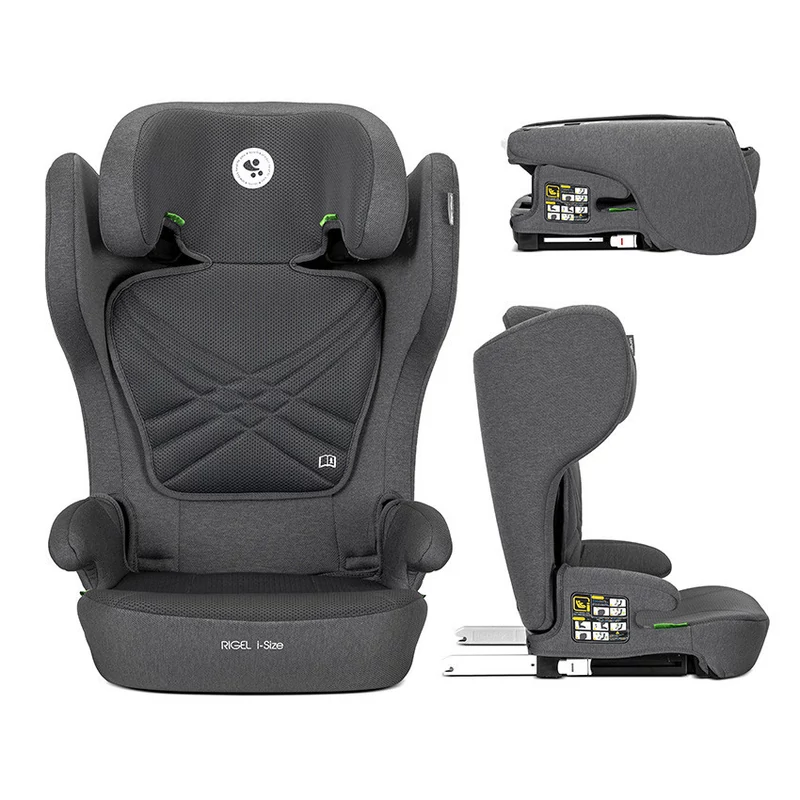 Lorelli Rigel 100-150 cm összecsukható isofix gyerekülés - Grey