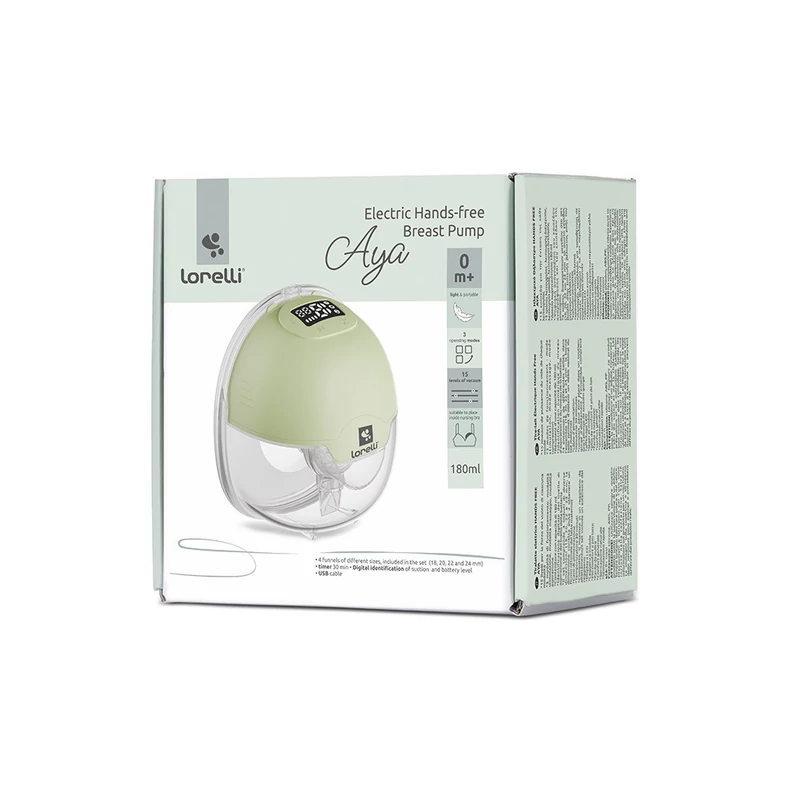 Lorelli Aya Hands Free elektromos mellszívó - Pink