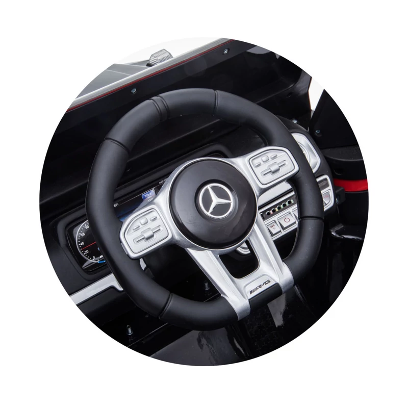 Chipolino Mercedes AMG G63 elektromos autó - white leather