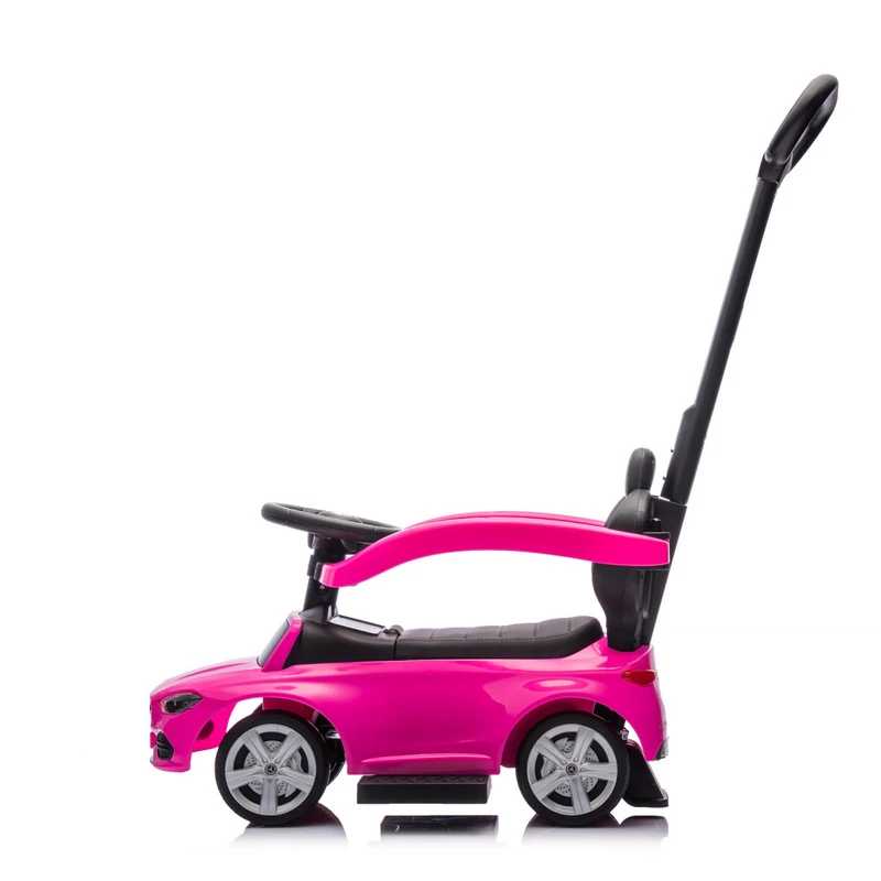 Chipolino Mercedes Benz C-Class bébitaxi tolókarral - pink