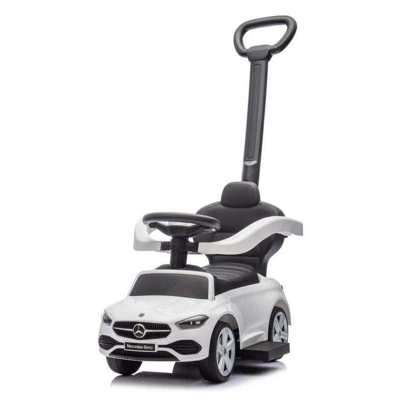 Chipolino Mercedes Benz C-Class bébitaxi tolókarral - white