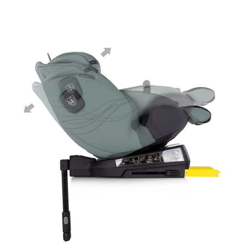 Chipolino Premium 360 autósülés I-Size 40-150cm - basil