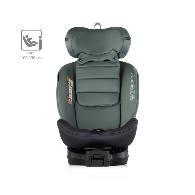 Chipolino Premium 360 autósülés I-Size 40-150cm - basil