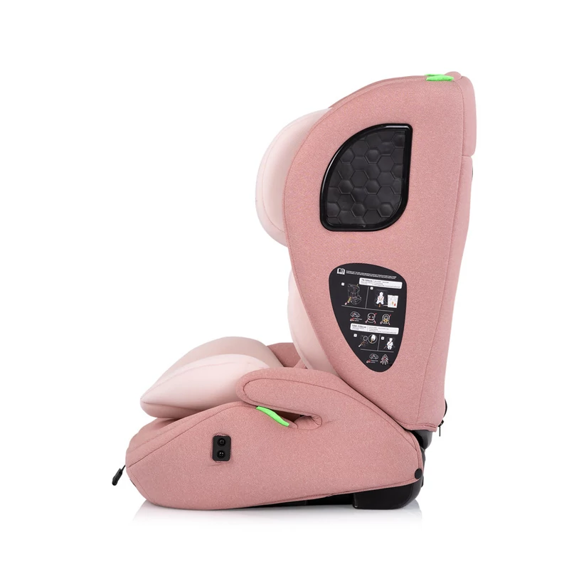 Chipolino Tycoon autósülés 76-150cm - pink marshmallow
